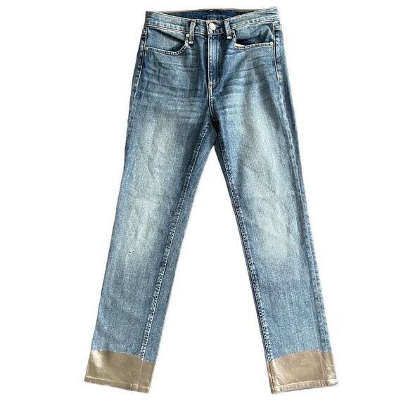 Rag & Bone Bilbury Ankle Dipped Cigarette Jeans 25 - Picture 1 of 11